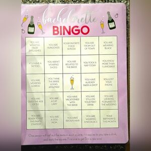 Bachelorette | Bridal Shower Bingo Game